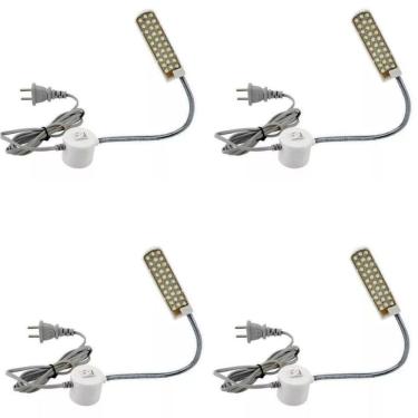 Imagem de Luminaria 30 Leds Haste Flexivel Maquina Costura Bivolt 4 Un