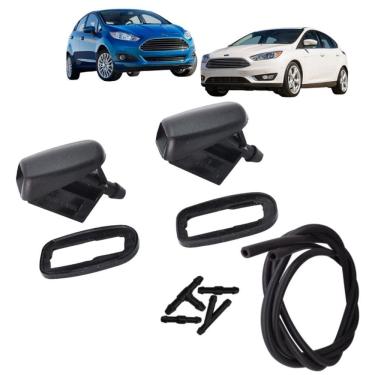 Imagem de Kit Brucutu E Mangueira Bico Agua Parabrisa New Fiesta Focus