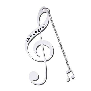 Imagem de Presente de música para estudantes, marcador de livro gravado para filha, neta, filho, neto, regresso às aulas, para estudante de música, primeiro dia de escola, acessório de livro