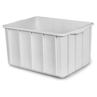 Imagem de Caixa Organizadora Lar Plásticos 130 Litros sem Tampa Branca