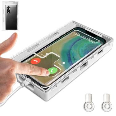 Imagem de Habit Control Caixa de bloqueio para celular – Cadeia portátil com 2 teclas para reduzir o tempo de tela de crianças e estudantes – Dispositivo de bloqueio automático para aumentar a produtividade