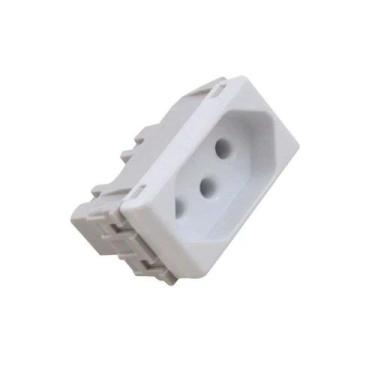 Imagem de Tomada 2P+T 20A/250V Baixa Branca Liz - TRAMONTINA