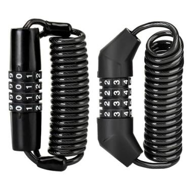 Imagem de Cabo retrátil de 150 cm para motocicleta Helmet Lock ROCKBROS