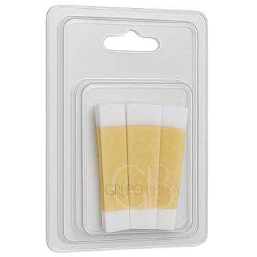 Imagem de 100 Tiras De Cera Pronta Sobrancelhas Buço Natural Depilflax