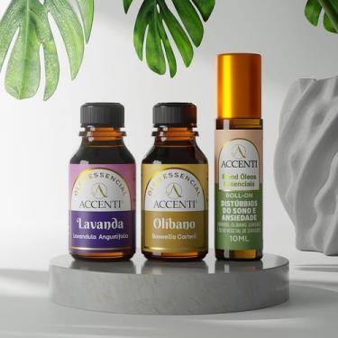Imagem de Kit Tranquilidade de Óleos Essenciais e Blend - Accenti