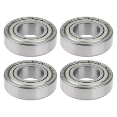 Imagem de Briny River 4 rolamentos de esferas 6004-2Z/C3 20 x 42 x 12 mm de profundidade adequados para rodas de skate, patins em linha e motores elétricos