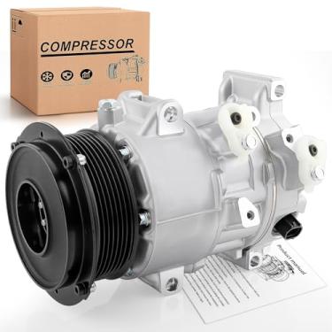 Imagem de Dacall Compressor de ar condicionado AC com embreagem para Toyota Camry L4 2.4L (2009), para Camry L4 2.5L (2010-2011). Compressor A/C substitui 158380, 8831006390, 8831033290, 157380, 4711631631