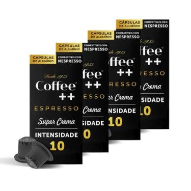 Imagem de Kit com 40 Cápsulas Para Nespresso Coffee Mais Intenso Super Crema - C