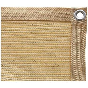 Imagem de 90% Su Tecido De Sombra, Su-block Et Mesh Shade Com Ilhós E Amarrações Para Cobertura De Pergolado Varanda Vertical Scree, 4m×5m