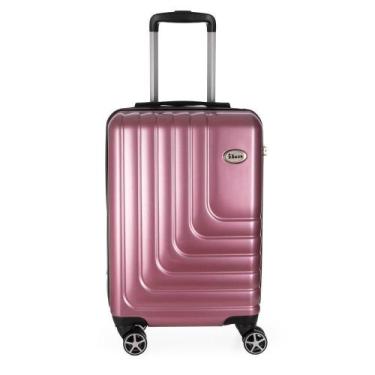 Imagem de Mala de Bordo Pequena Para Viagem em Abs Ika Flex Cadeado Integrado Ro