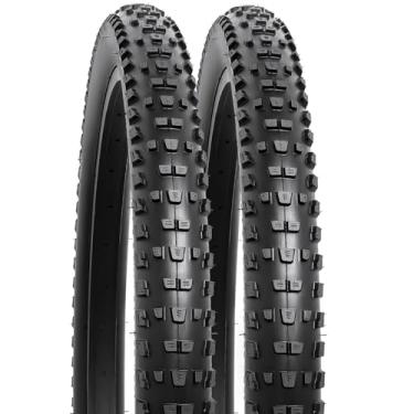 Imagem de YUNSCM 2 peças de pneus de mountain bike de 61 cm 24 x 2,25/57-507 compatíveis com pneus de bicicleta de 24 x 2,20 24 x 2,25 24 x 2,30 (Y-701)