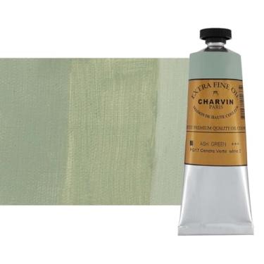 Imagem de Charvin Extra Fine Oil Paint, Ash Green 60 ml - Triple-Milled, Rich Texture, Poppy Oil-Based, Light-Fast, Handmade, Archival Quality