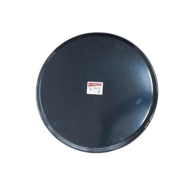 Imagem de Bandeja Redonda Antiderrapante 40Cm - Preta - Veneza