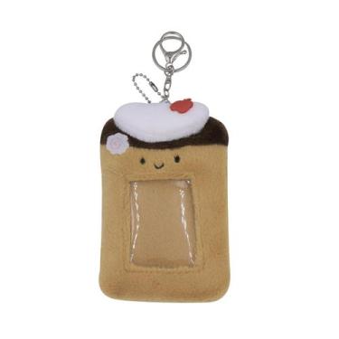 Imagem de Porta-cartões MOSSTYUS Plush Fluffy Photocard Holder Brown