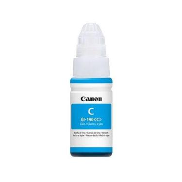 Imagem de Tinta Canon GI-190C Ciano 70 ml Original  Alta Rendimento