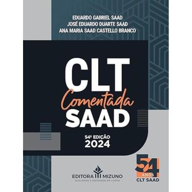Imagem de Clt Comentada Saad 54ª Ed