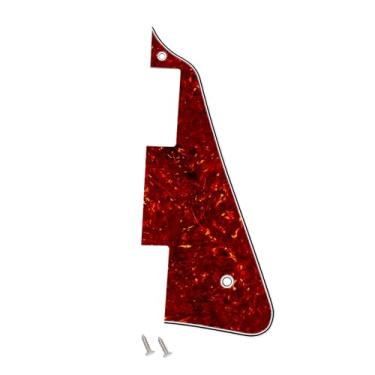 Imagem de Banworks 4 Ply Les Paul Pickguard LP Pickguard placa de arranhão 2 furos para guitarra elétrica Epiphone EPI Les Paul LP JT/HB-06 marrom carapaça de tartaruga