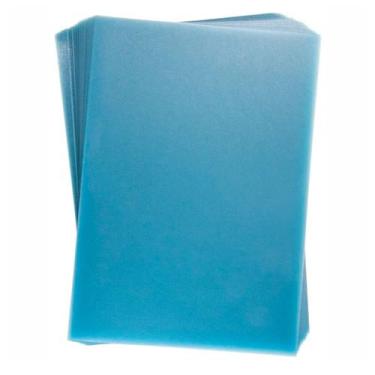 Imagem de Capa para Encadernação Cristal Couro A4 Pp Transparente 100un - Cassma