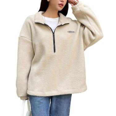 Imagem de Moletom ZAFUL Fashion Fashion Women, manga comprida, camisa curta de p