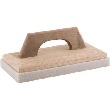 Imagem de Desempenadeira De Madeira, Com Espuma, 140 Mm X 270 Mm, Vonder.