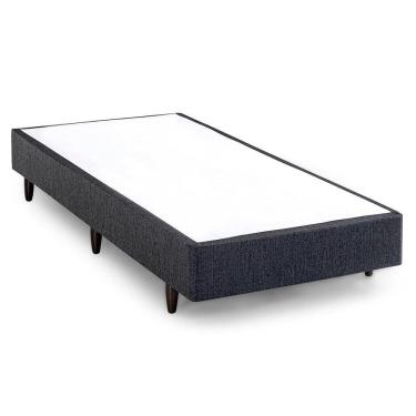 Imagem de Base Cama Box Solteiro Herval Forli 20x96x203 cm, Chumbo