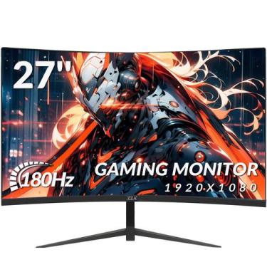 Imagem de Monitor ZZA Curved VA Gaming de 27 polegadas com taxa de atualização d