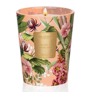Imagem de Vela perfumada M&SENSE Peony Blush Sude Cera de Soja Natural 420ml