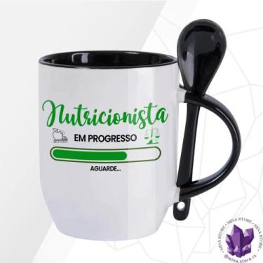 Imagem de Caneca de Cerâmica Mina Profissões Nutricionista - Mina Store, Fundo P