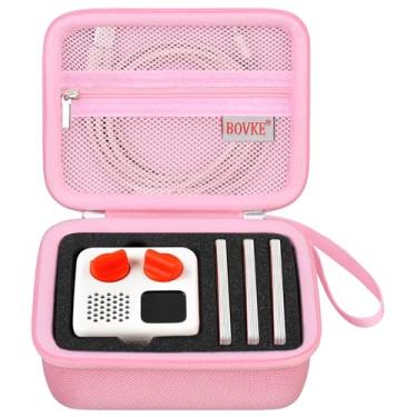 Imagem de BOVKE Estojo de transporte compatível com Yoto Mini 2024 Edition Kids Audio & Music Player, bolsa de armazenamento para alto-falantes infantis, reprodução de audiolivro, cartões de rádio, espaço extra