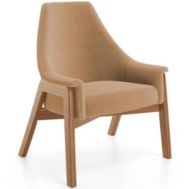 Imagem de Poltrona Decorativa Sakura L02 Bouclê Mostarda - Lyam Decor