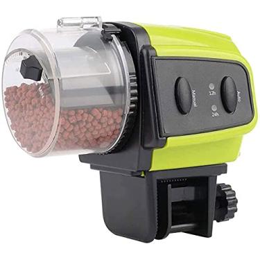 Imagem de Liusj JUnst Alimentador automático de peixes, dispensador de comida de aquário, dispensador automático de alimentos para peixes de férias, temporizador para férias de férias