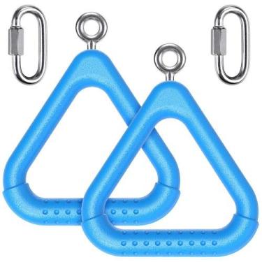 Imagem de Swing Set e acessórios Dolibest Trapeze Swing Bar Rings Blue
