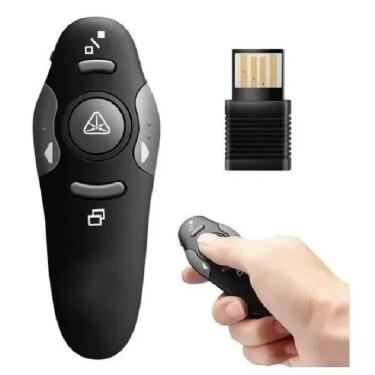 Imagem de Apresentador Multimidia Laser Sem Fio Preto - Alcance De 10 a 15 Metros AP-400