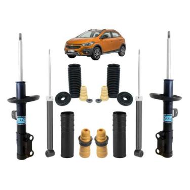 Imagem de Kit Batente + Amortecedor Nakata Dianteiro+Traseiro Onix Activ 2016 A 