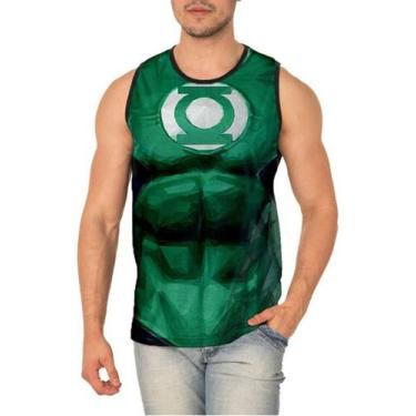 Imagem de Camiseta Regata Peitoral Lanterna Verde Ref:340 - smoke, Preto, PP