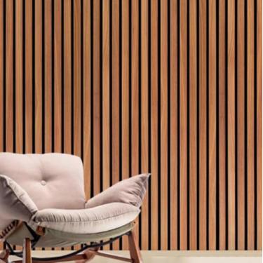 Imagem de Papel de Parede Adesivo PVC, Estampa Tábuas de Madeira, Marrom, Autocolante, 45cm x 5m, Design Rústico para Decoração de Ambientes