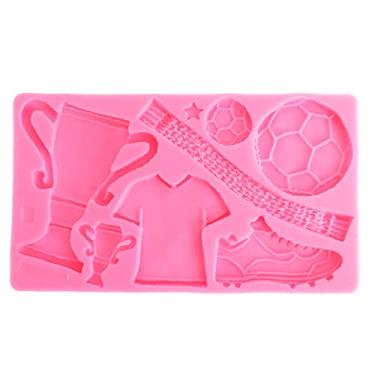 Imagem de Tnfeeon Mushes de Troféu de Futebol de Silicone Fondant