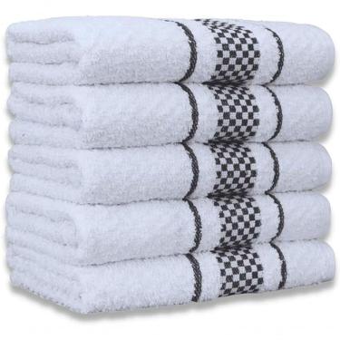 Imagem de Kit 5 Pano De Prato Super Luxo Atoalhado Premium Gourmet Beka - Preto