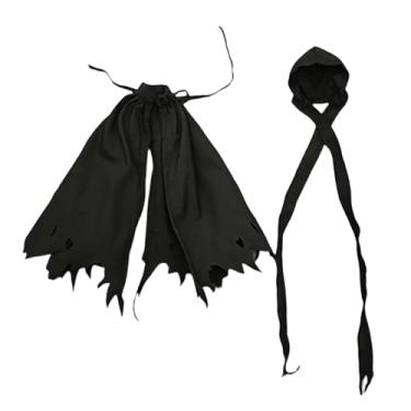 Imagem de Esquirla Capa e chapéu em miniatura para bonecos de ação em escala 1/12, roupas em miniatura, minivestidos, fantasias de boneca unissex da moda para homens e, Amarelo