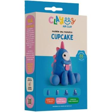 Imagem de Massa para Modelar Criativa Clayeez Monstro Cupcake 38G - Doce Brinque