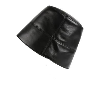 Imagem de Chapéu feminino retrô estilo pescador feminino cor doce chapéu masculino capa rosto rua bacia boné, Preto, 55-58 cm