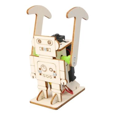 Imagem de Experimentos científicos: robô ambulante DIY, crianças de 8 a 14 anos, de madeira