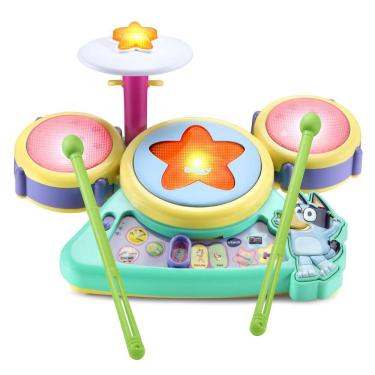 Imagem de Conjunto de bateria VTech Bluey Hooray com luz e som de mais de 3 anos
