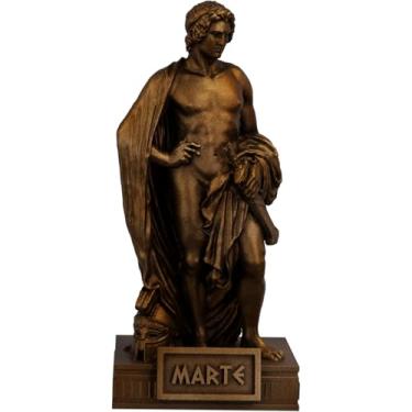 Imagem de Estátua Marte - Mitologia Romana e Grega Estatueta Imagem (Cor Cobre Antigo)