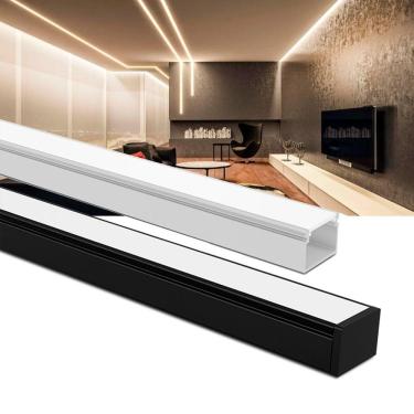 Imagem de Perfil De Sobrepor Taschibra Para Fita De Led Vertex 20 Com 3 Metros