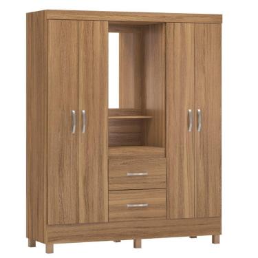 Imagem de Guarda Roupa Demobile Lord Capelinha 4 Portas Amendola Touch