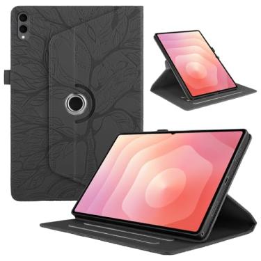 Imagem de Capa para Samsung Galaxy Tab S11 Ultra de 14,7 polegadas, tecnologia de gravação moderna, ângulos de visualização múltipla, capa fina e leve, couro PU + TPU, compatível com Samsung Galaxy Tab S11