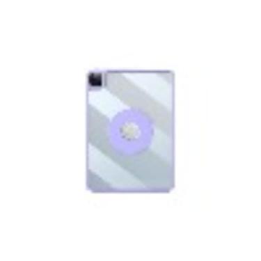 Imagem de Case para tablet Capa Magnética Removível para iPad 10/11(A16)11" – Couro Sintético Fino com Suporte da caneta(Ipad 10+pelicula de vidro,Roxo)