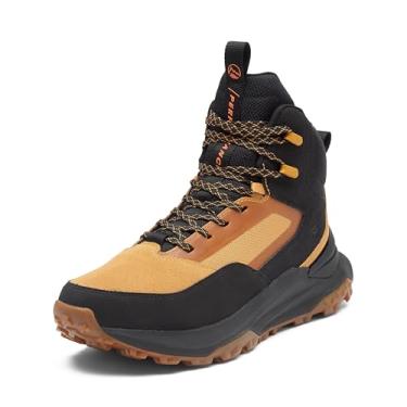 Imagem de Timberland Bota de caminhada masculina Motion Access Mid Lace Up, impermeável, camurça trigo, tamanho 42, média