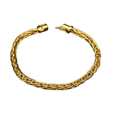 Imagem de Pulseira 6mm Palmeirinha Moeda Antiga Nao Enferruja